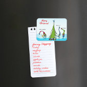 Kleurrijke kerst cartoon karakter magneet