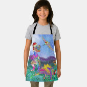 Kleurrijke kerst dinosaurussen schort (Insitu)