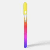 Kleurrijke Kerst gepersonaliseerde naam en initiaa Case-Mate iPhone Case (Achterkant / Links)