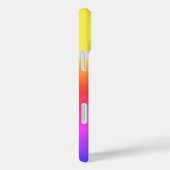 Kleurrijke Kerst gepersonaliseerde naam en initiaa Case-Mate iPhone Case (Achterkant / Rechts)