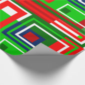 Kleurrijke kerst inpakpapier Roll (Hoek)