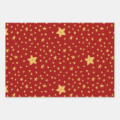 Kleurrijke kerst inpakpapier vel (Voorkant 3)