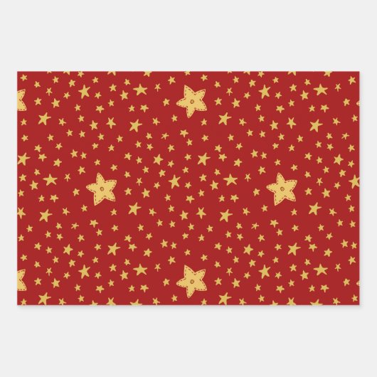 Kleurrijke kerst inpakpapier vel (Voorkant 3)