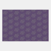 Kleurrijke kerst inpakpapier vel (Voorkant 3)