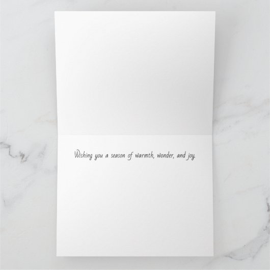 Kleurrijke kerst Kaart in een Parijse setting (Binnen)