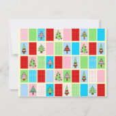 Kleurrijke kerst Kaart Notitiekaartje (Voorkant)