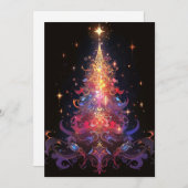 Kleurrijke Kerst Kaarten - Digitale Kerst Kaarten (Voorkant / Achterkant)