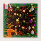 Kleurrijke Kerst & Nieuwjaar puzzel (Horizontaal)