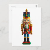 Kleurrijke kerst notenkraker Speelgoed Briefkaart (Voorkant / Achterkant)