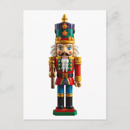Kleurrijke kerst notenkraker Speelgoed Briefkaart
