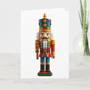 Kleurrijke kerst notenkraker Speelgoed Kaart
