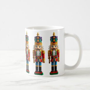 Kleurrijke kerst notenkraker Speelgoed Koffiemok