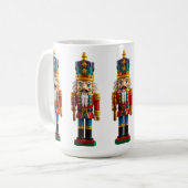 Kleurrijke kerst notenkraker Speelgoed Koffiemok (Voorkant links)