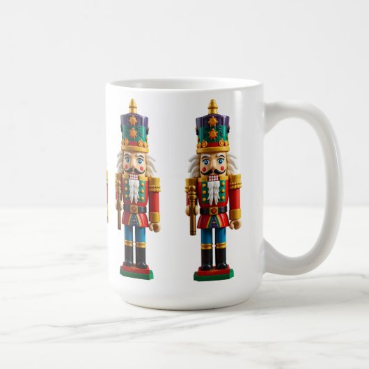 Kleurrijke kerst notenkraker Speelgoed Koffiemok (Rechts)