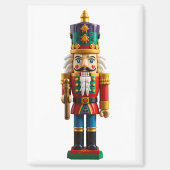 Kleurrijke kerst notenkraker Speelgoed Magneet (Voorkant)