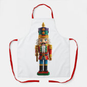 Kleurrijke kerst notenkraker Speelgoed Schort (Voorkant)