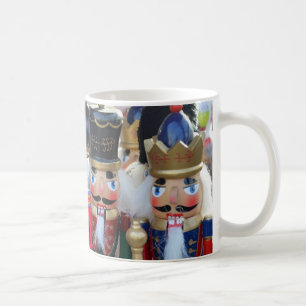 Kleurrijke kerst notenkrakers koffiemok