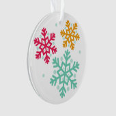 Kleurrijke kerst ornament (voorkant)