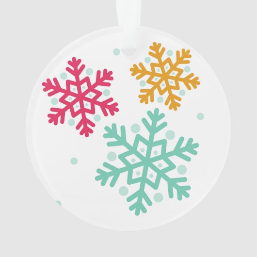 Kleurrijke kerst ornament (achterkant)