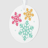 Kleurrijke kerst ornament (voorkant)