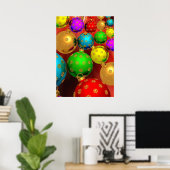 Kleurrijke Kerst Ornament Jamboree Poster (Thuiskantoor)
