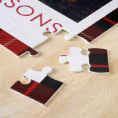 Kleurrijke Kerst Persoonlijke Puzzels (Zijkant)