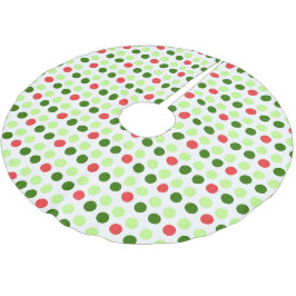 Kleurrijke Kerst Polka Stippen Kerstboom Rok