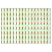 Kleurrijke Kerst Polka Stippen Tafelkleed (Voorkant (Horizontaal))