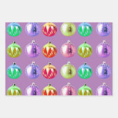 Kleurrijke Kerst Retro Art Wrap Craft Paper (Voorkant 2)