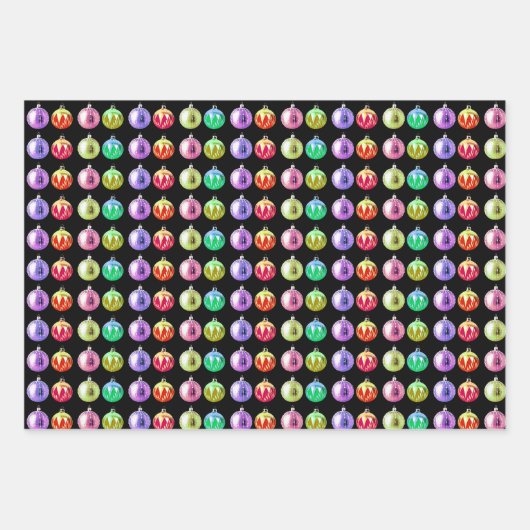 Kleurrijke Kerst Retro Art Wrap Craft Paper (Voorkant 3)