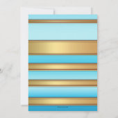 Kleurrijke kerst strand viering uitnodiging (Achterkant)