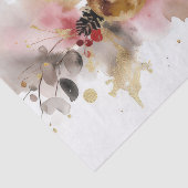 kleurrijke kerstballen en bloemen tissuepapier (Detail)