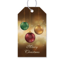Kleurrijke Kerstballen Op Gele Bokeh