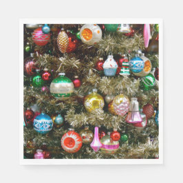 Kleurrijke Kerstballen uit het verleden Servet