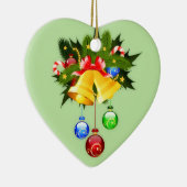 Kleurrijke Kerstbellen Keramisch Ornament (Rechts)