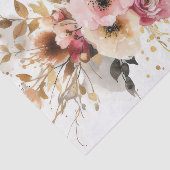kleurrijke kerstbloemen tissuepapier (Detail)