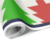 Kleurrijke kerstbomen - cadeaupapier (Rol Hoek)