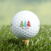 Kleurrijke Kerstbomen Gepersonaliseerde Callaway Golfballen (Insitu Shirt)