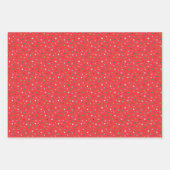 Kleurrijke kerstbomen inpakpapier vel (Voorkant 2)