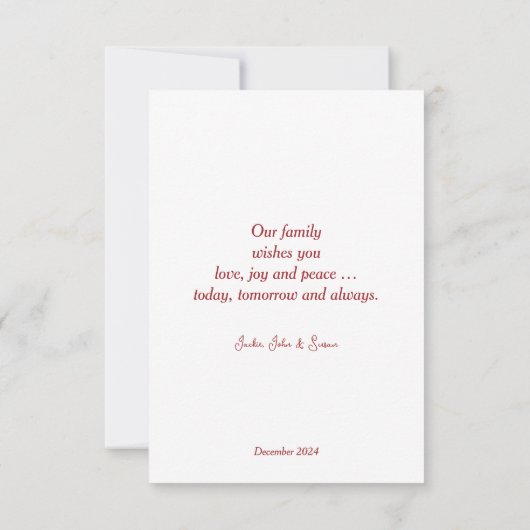 Kleurrijke kerstbomen. kaart (Achterkant)