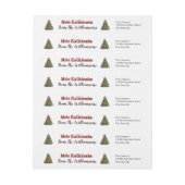 Kleurrijke kerstbomen Mele Kalikimaka Adres (Vel)