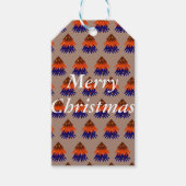 Kleurrijke Kerstboom - Cadeaubijsluiter Cadeaulabel (Voorkant)