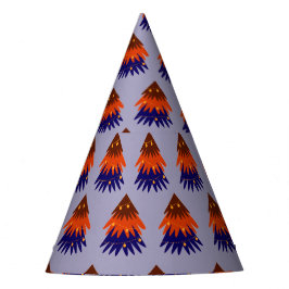 Kleurrijke Kerstboom - Feesthoed Feesthoedjes