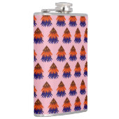Kleurrijke Kerstboom - Flask Heupfles (Rechts)