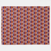 Kleurrijke Kerstboom - Fleece Deken (Voorkant (Horizontaal))
