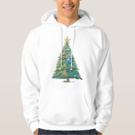 Kleurrijke Kerstboom Hoodie