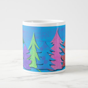 Kleurrijke Kerstboom in het Bos Grote Koffiekop