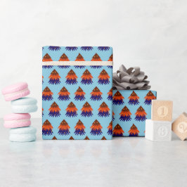 Kleurrijke Kerstboom - Inpakpapier