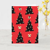 Kleurrijke kerstboom kaart (Gele Bloem)