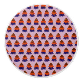 Kleurrijke Kerstboom - Keramische Knop